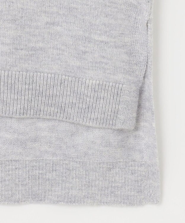 ANY SIS 【洗える】カシミヤブレンド ニット ライトグレー