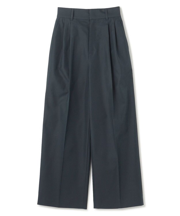 uncrave 【撥水・花粉防止・洗濯機洗い可】クリアツイル ワイドパンツ（uncrave STANDARD） ネイビー