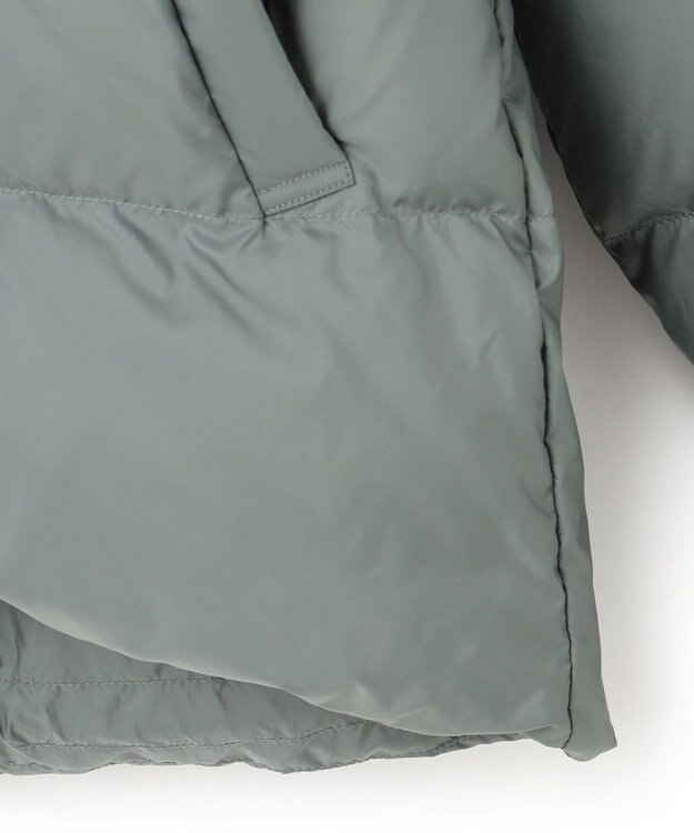 23区 L 【洗える/撥水加工】シレータフタ コンパクト ダウンコート モスグリーン系