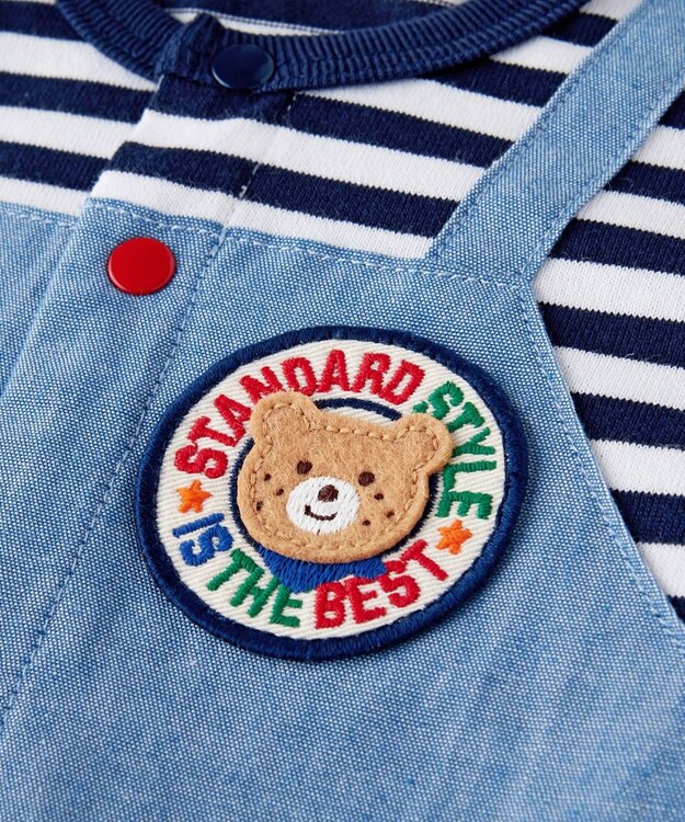 MIKI HOUSE HOT BISCUITS ショートオール＆ソックスギフトセット【BOX付き】 ブルー