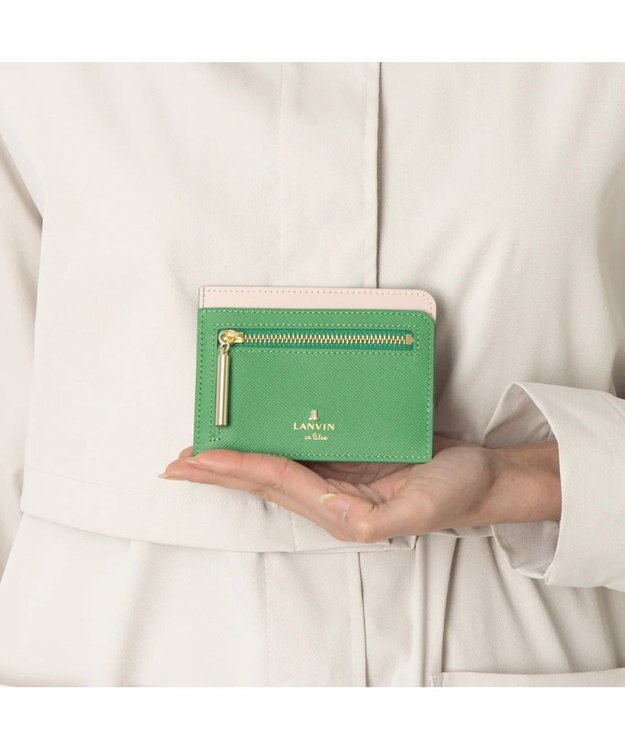LANVIN en Bleu リュクサンブールカラー フラグメントケース グリーン