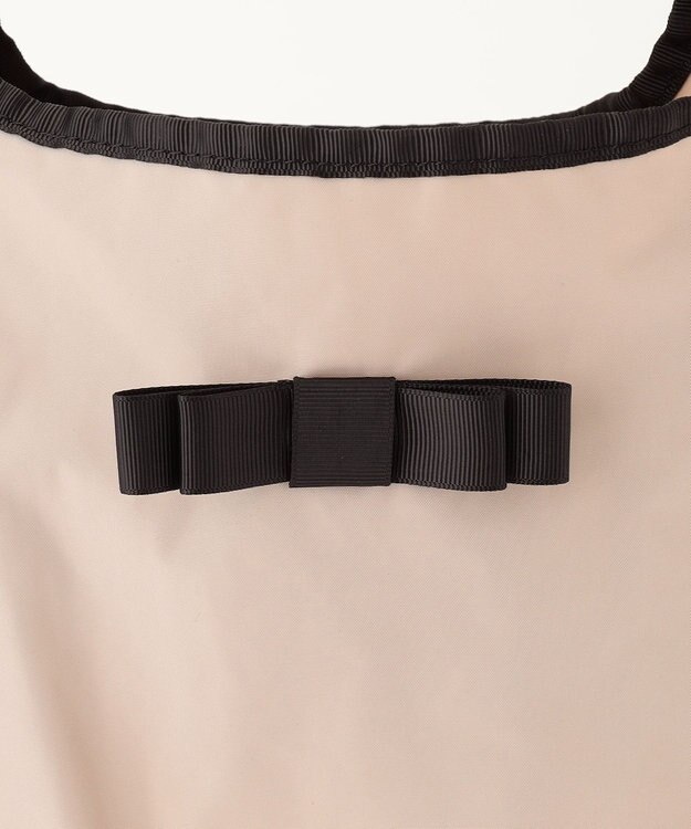 TOCCA 【WEB＆一部店舗限定】【折り畳み収納可能】POINT OF RIBBON ECOBAG エコバッグ ベージュ系