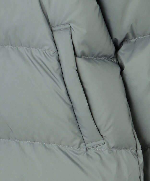 23区 L 【洗える/撥水加工】シレータフタ コンパクト ダウンコート モスグリーン系