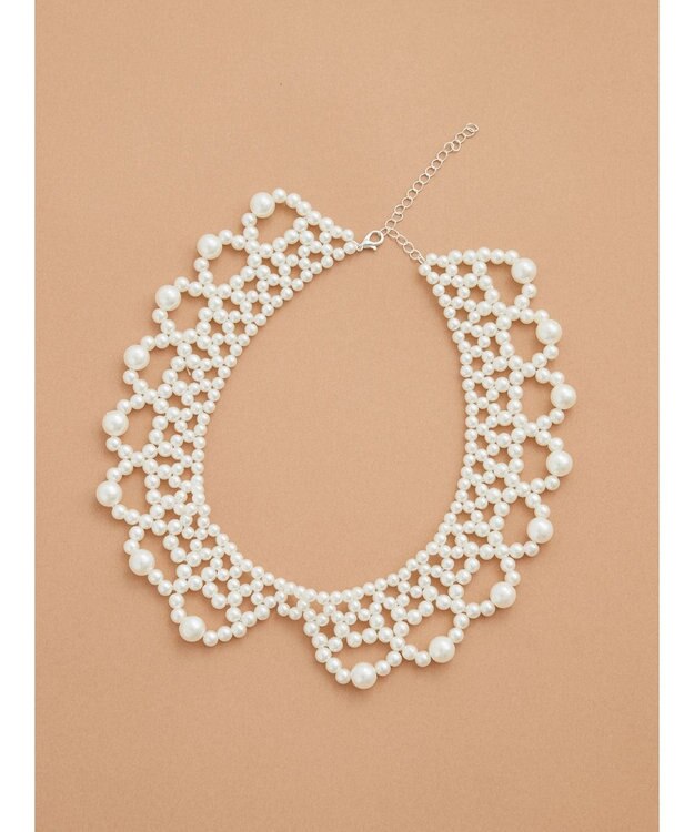 Green Parks ・ＨＡＬＦ　ＴＩＭＥ　パールカラーネックレスＣ