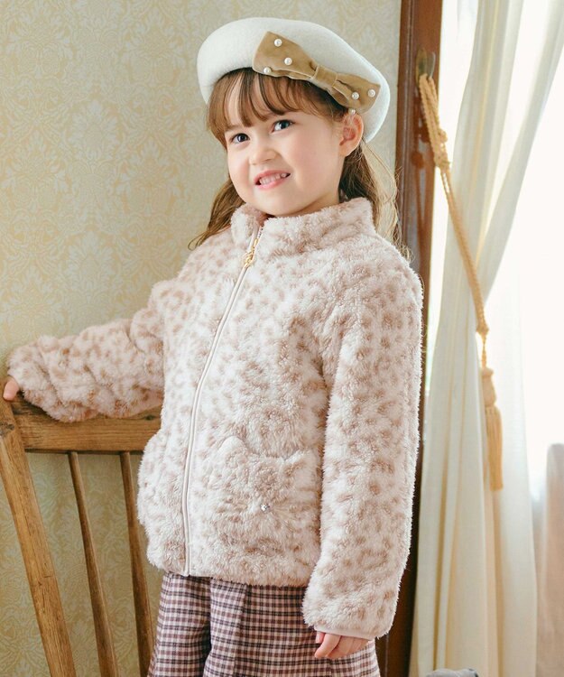 ANY KIDS ネコポケットボアブルゾン ベンガル