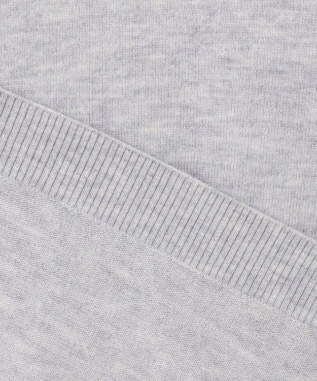 ANY SIS 【洗える】カシミヤブレンド ニット ライトグレー