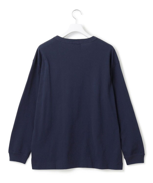 J.PRESS YORK STREET 【UNISEX】YALEポケットTEEシャツ ネイビー系