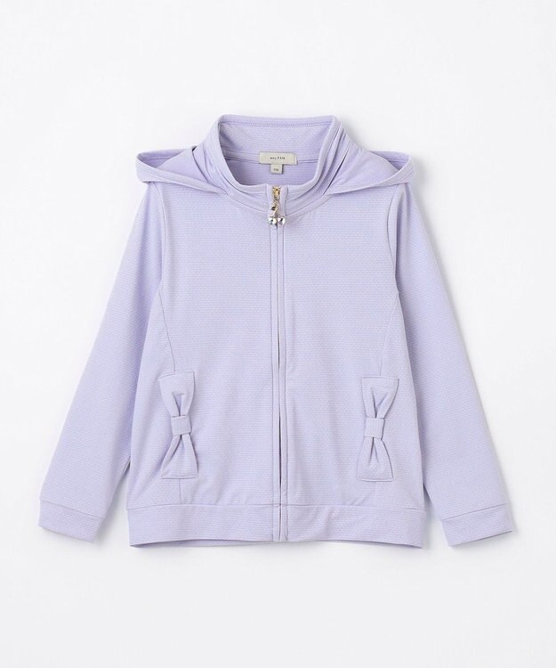 ANY KIDS UVカット リボンパーカー サックスブルー