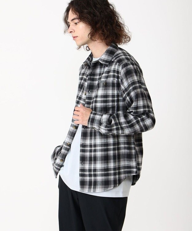 Columbia Columbia/ コーネルウッズフランネルロングスリーブシャツ /コロンビア Black Backland Tartan