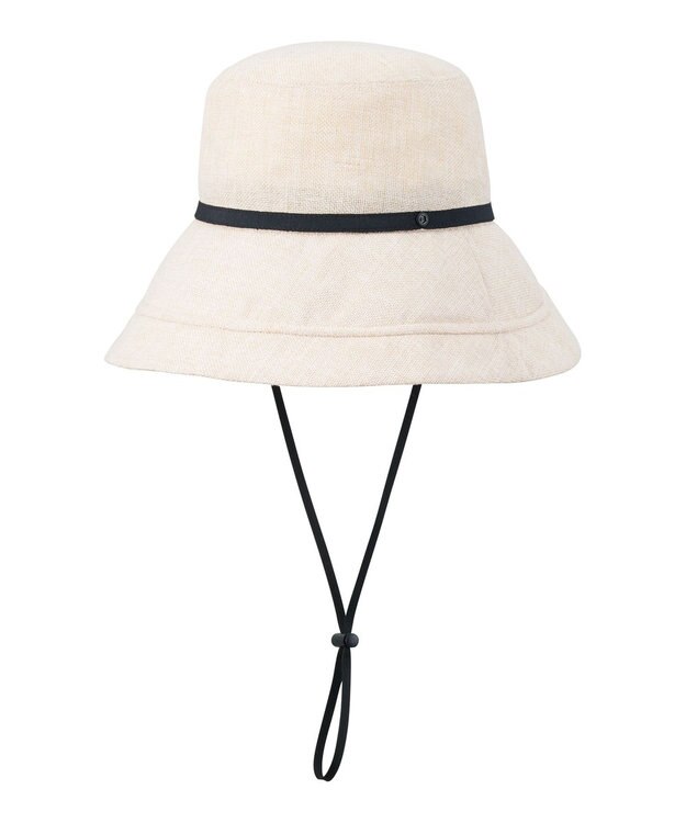 MOONBAT 【遮光100％/遮熱/UV/UPF50+/コンパクト】ネックガード付きハット 帽子 無地 サイズ調整可能 手洗い可能 ベージュ