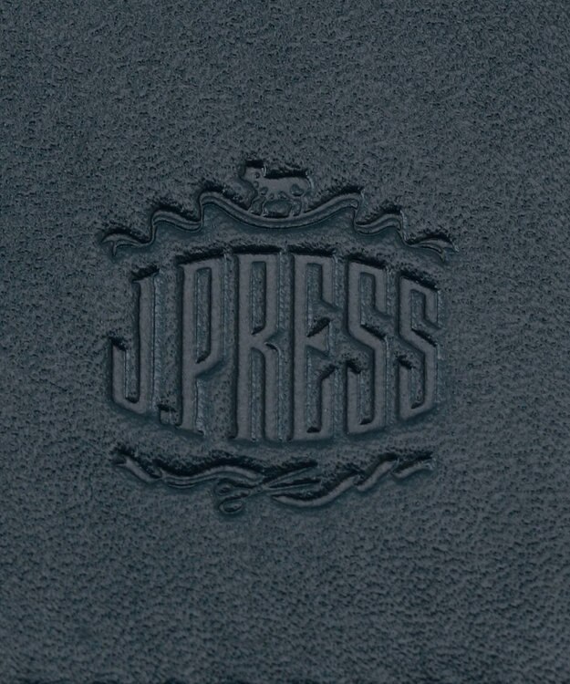 J.PRESS MEN 【MORPHO×J.PRESS】スムースヌメ 長財布(小銭入れ付き通しマチ束入) ネイビー系