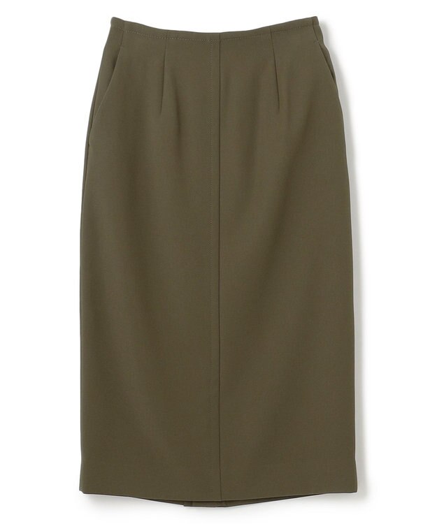 BEIGE， 【洗える】ALAINA / Iラインスカート Khaki