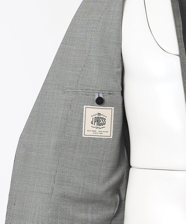 J.PRESS MEN 【WEB・一部店舗限定】 ハウンドトゥース スーツ ブラック系8