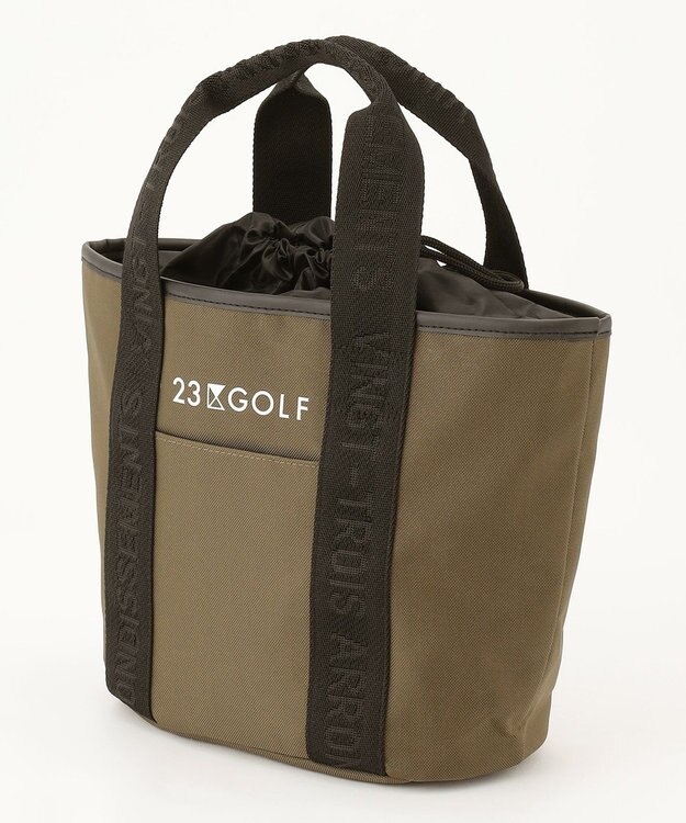 23区GOLF 【UNISEX】メランジシリーズ カートバッグ カーキ系