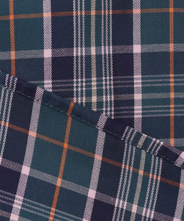 組曲 KIDS 【150-160cm】ブリティッシュ ブラウス グリーン系3