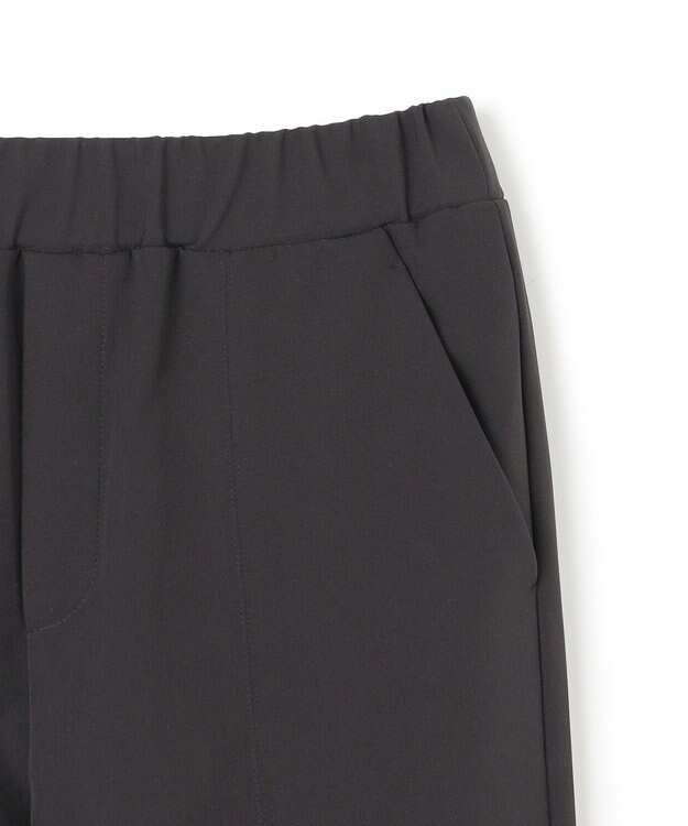 UNFILO L フロントスリットパンツ ブラック