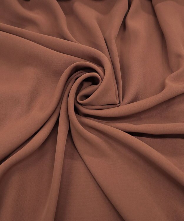 Tiaclasse 【洗える】シンメトリープリーツワンピース ブラウン