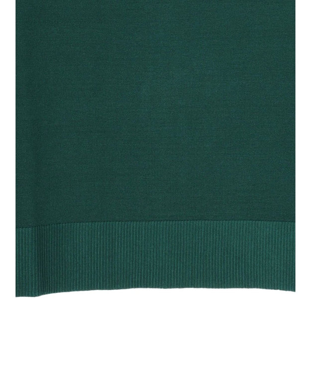 Green Parks もちやわ　ボートネックニットチュニック Green