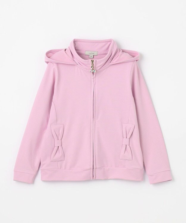 ANY KIDS UVカット リボンパーカー ラベンダー