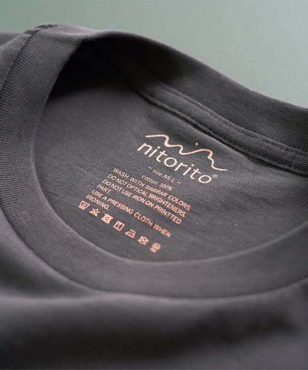 nitorito 【UNISEX】stone Tシャツ pink
