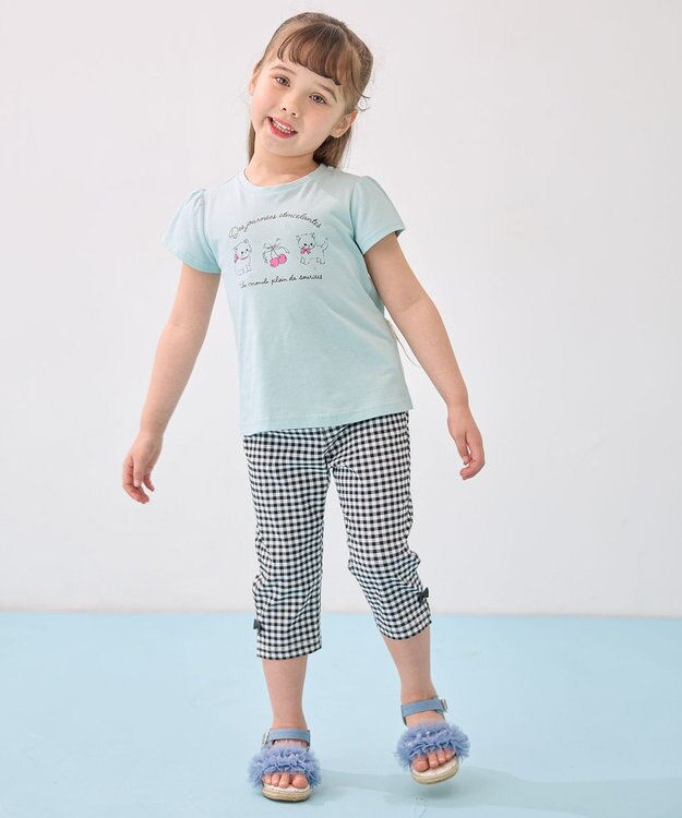 ANY KIDS セーラーカラー Tシャツ ミント