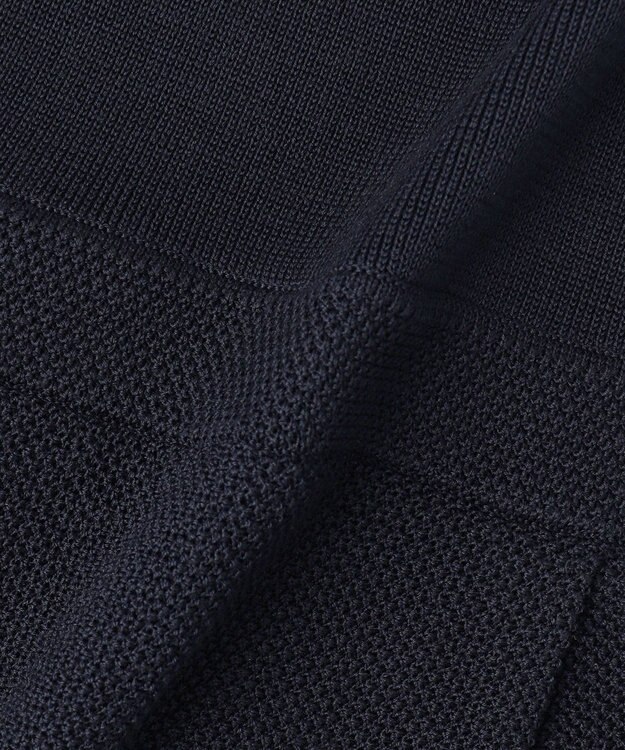 TOCCA 【WEB限定・鈴木ゆうかさん着用】HONEYCOMB MESH KNIT ニットドレス ネイビー系