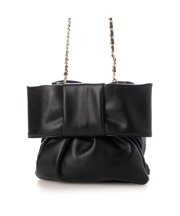 UNBILLION カカトゥ kakatoo / リボンチェーンショルダー ブラック