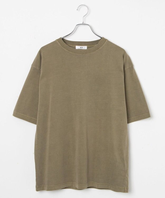WEGO 【ユニセックス着用ITEM/綿100%/XSSMLサイズ展開】リラックスフィットコットンT カーキ