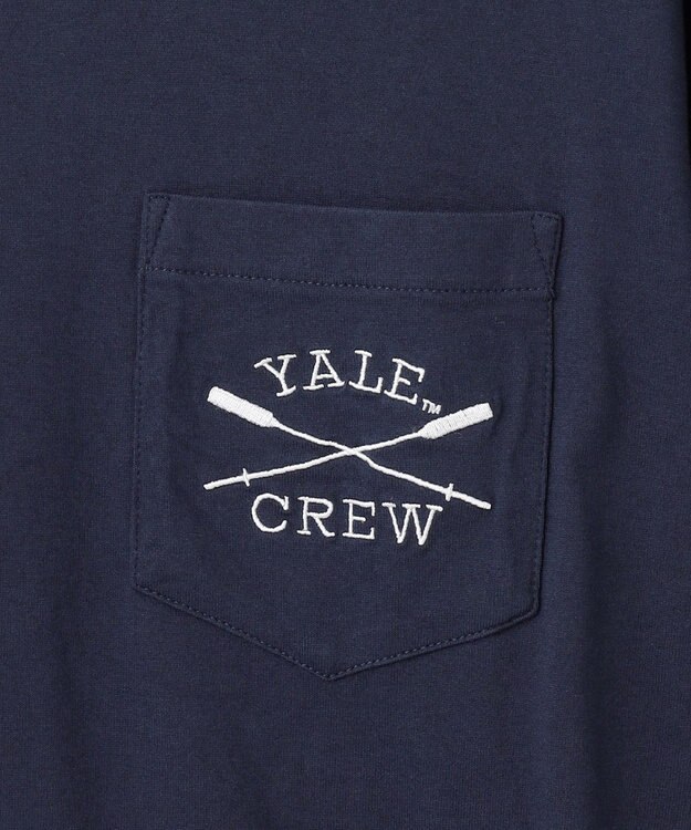 J.PRESS YORK STREET 【UNISEX】YALEポケットTEEシャツ ネイビー系