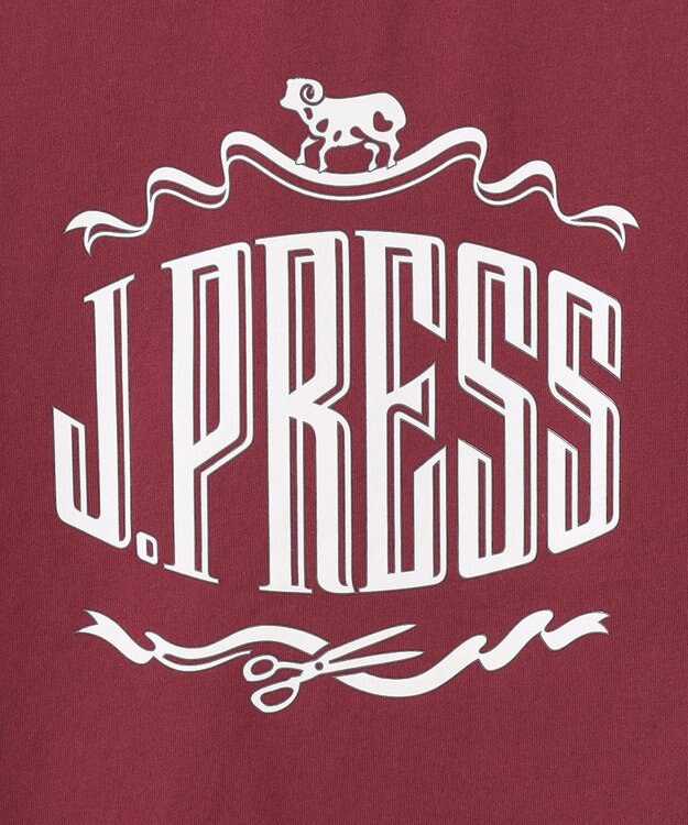 J.PRESS KIDS 【140-170cm】ハウスプリント Ｔシャツ バーガンディ系