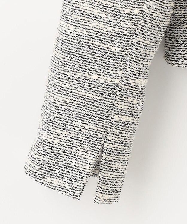 ANY MIXスラブツイード ジャケット アイボリー系