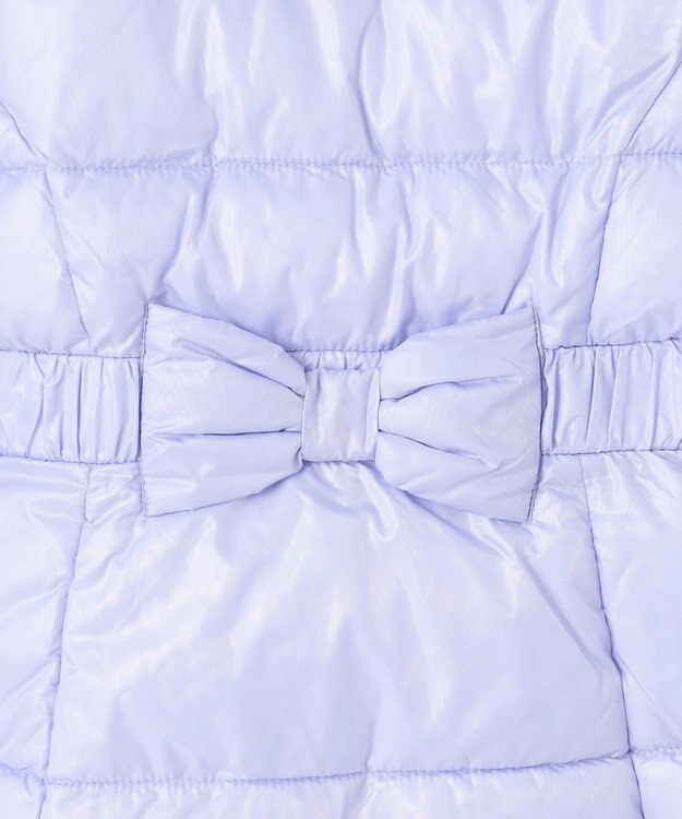 ANY KIDS 【洗濯機OK】中綿 Aライン コート サックスブルー