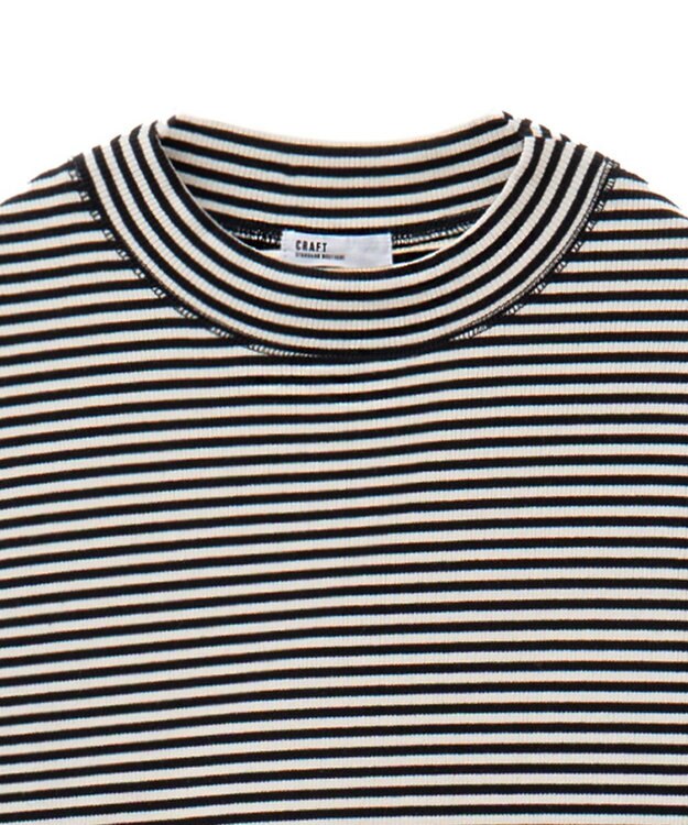 CRAFT STANDARD BOUTIQUE スパンフライスハイネックTEE Border