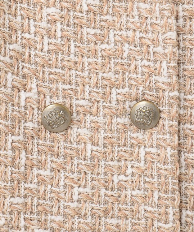 GRACE CONTINENTAL ツイードジレワンピース ベージュ