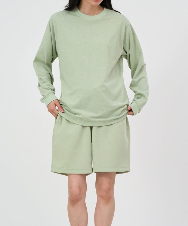 HAAG レゾナバイオ プレーティングジャージーロングスリーブシャツ オリーブ