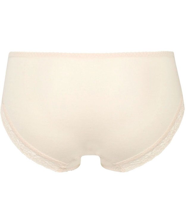 Wing 【ナチュラルフィットブラ】 ペアショーツ 身生地部綿混 はきこみ丈あさめ KF3320 ウイング／ワコール クリーム