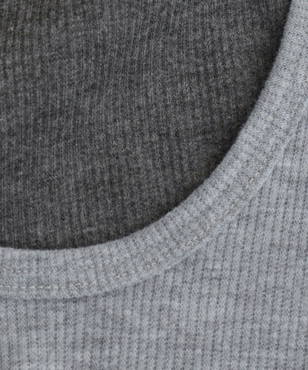 CRAFT STANDARD BOUTIQUE レイヤード風フード付きプルオーバー Gray