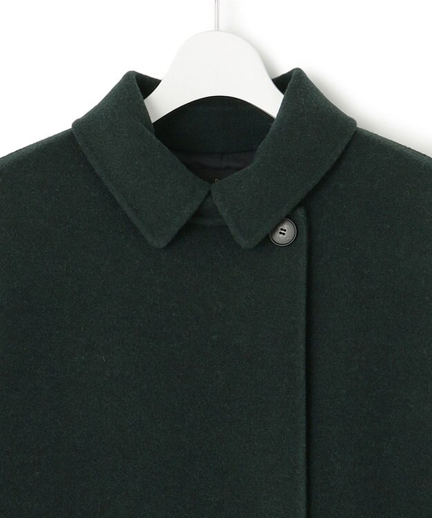 23区 L 【滝沢眞規子さん着用/Oggi掲載】MANTECOPure リバーコート ダークグリーン系