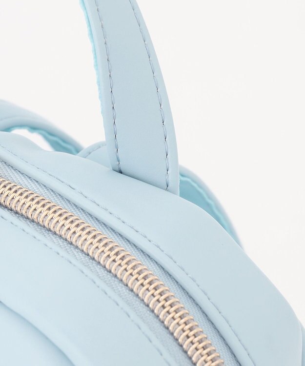 ANY KIDS リボン 合皮 リュックサック サックスブルー