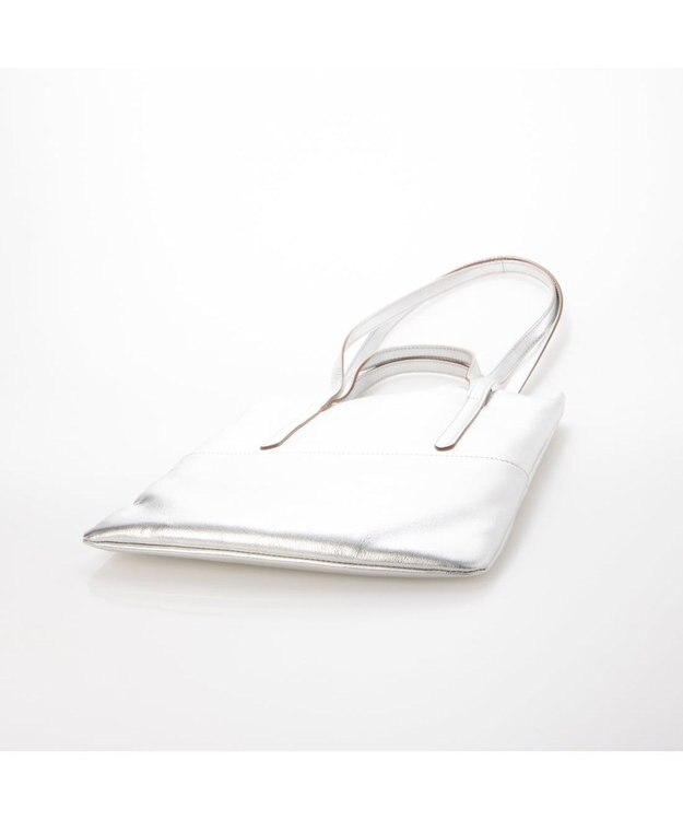 UNBILLION ペルケ perche / ゴートスムース2wayトートバッグ シルバー