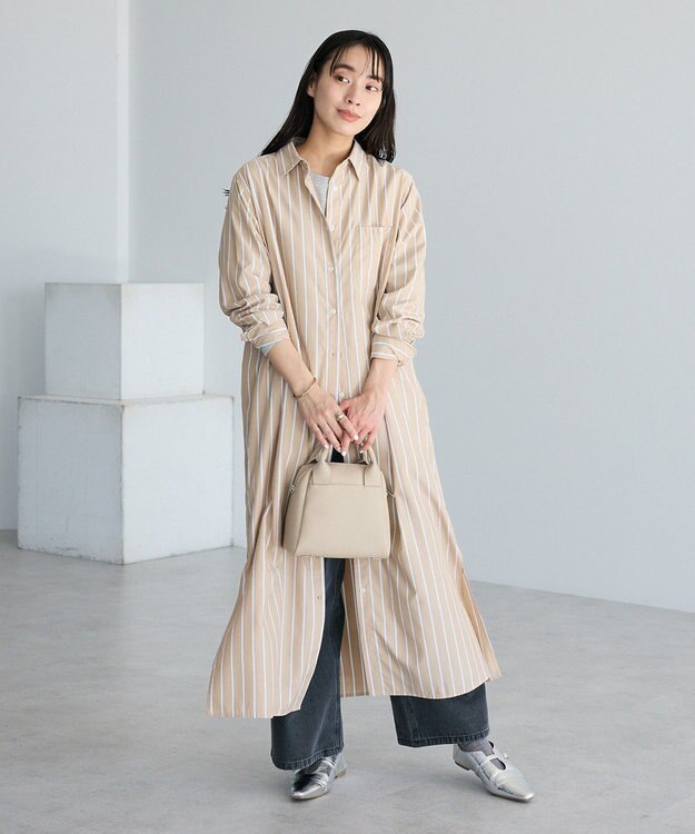 CRAFT STANDARD BOUTIQUE ストレートワイドデニムパンツ Gray