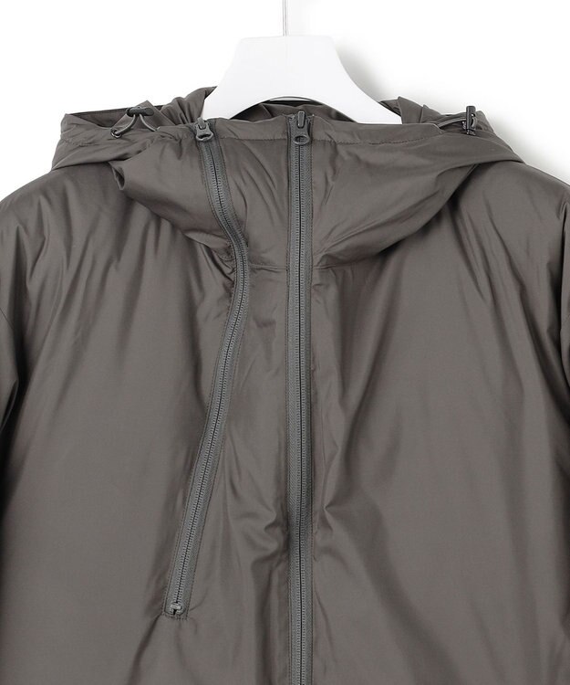 J.PRESS YORK STREET 【UNISEX】フーデット ダウンジャケット グレー系