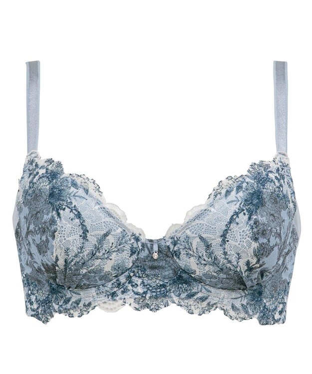 BRADELIS New York 【BRADELIS New York / 育乳補整ブラ・STEP1 集める】ウェンディソフトステップ1ブラ25S1 補正下着 補正 ブラジャー ブルー