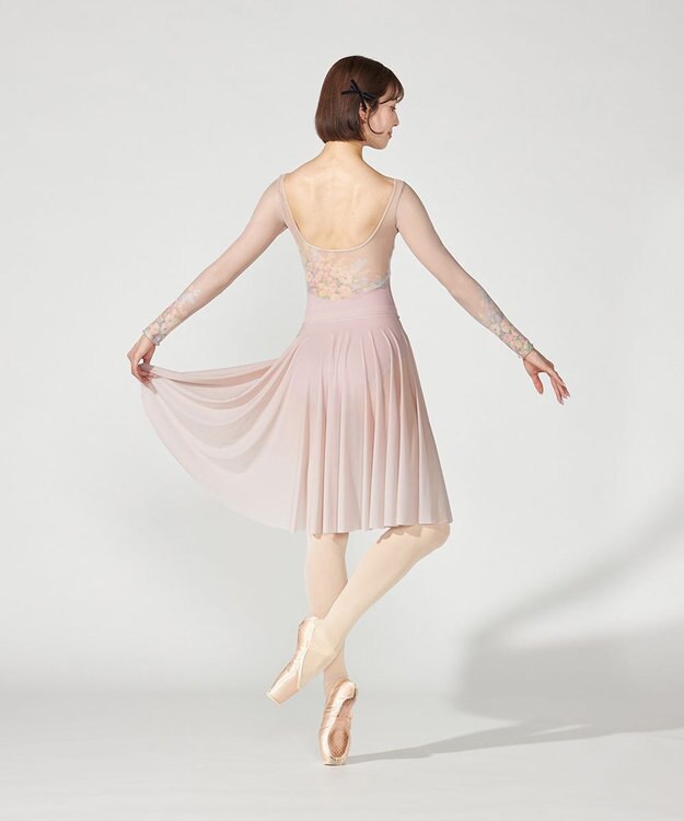 Chacott ロングスリーブレオタード ベビーピンクＰＴ