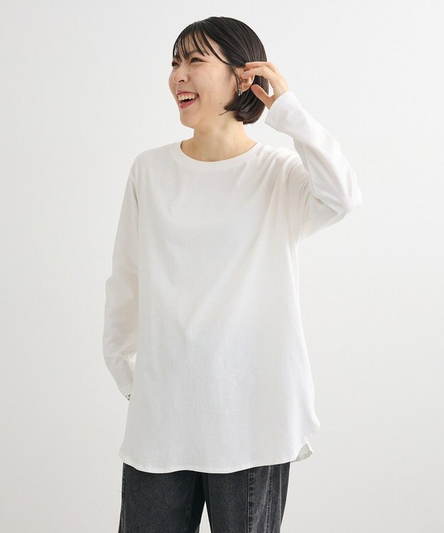 Green Parks 裾ラウンドホワイトインナー Off White