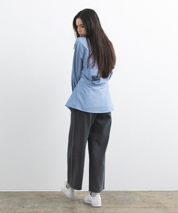 CRAFT STANDARD BOUTIQUE ストレートワイドデニムパンツ Gray