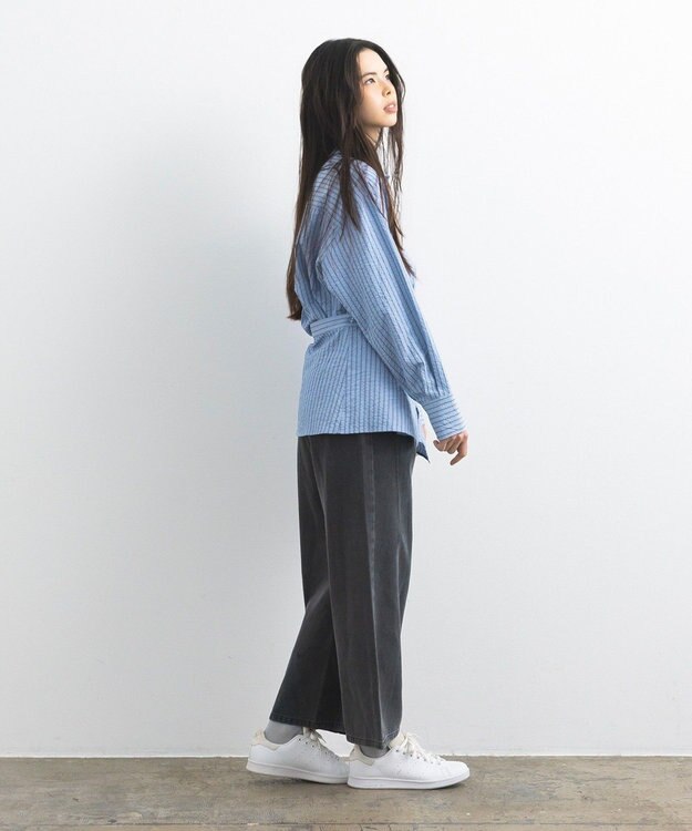 CRAFT STANDARD BOUTIQUE ストレートワイドデニムパンツ Gray