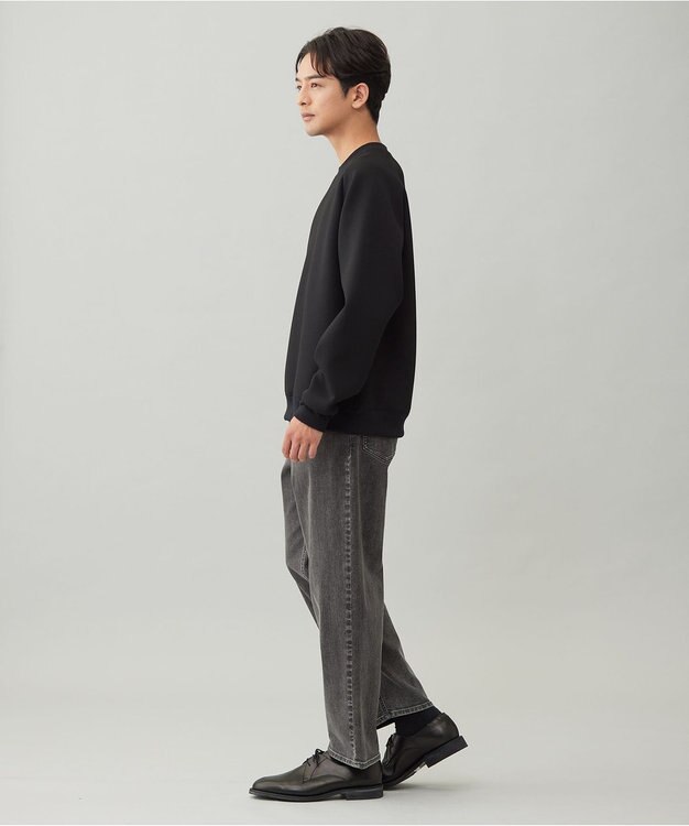 UNFILO MENS 【男女兼用】BEAUTY FORM JERSEY クルー ブラック