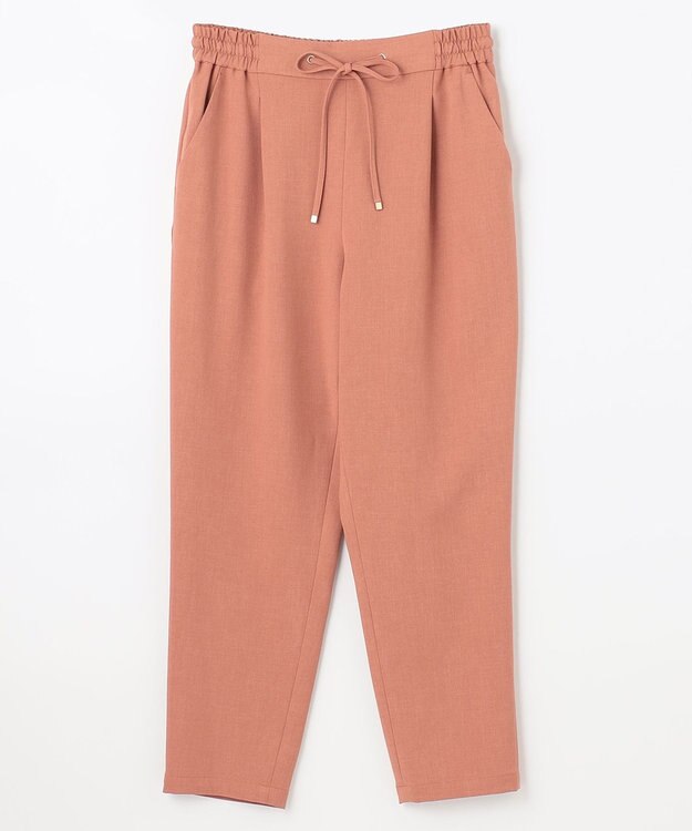 ANY 【接触冷感・UVケア】イージーケア美脚 パンツ コーラル