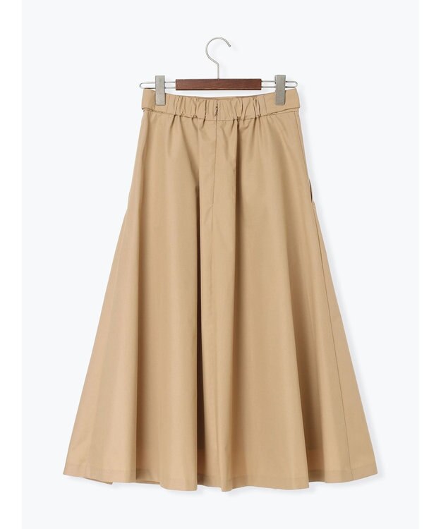 Te chichi タイプライタータックフレアスカート ベージュ